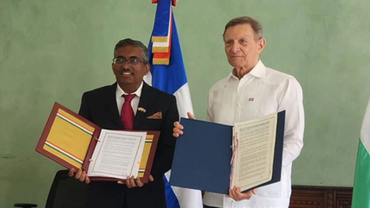 Usthadian Academy / India And Dominican Republic Sign Protocol To Establish Joint Economic And Trade Committee | 15 mar 2024 Usthadian Academy / India And Dominican Republic Sign Protocol To Establish Joint Economic And Trade Committee